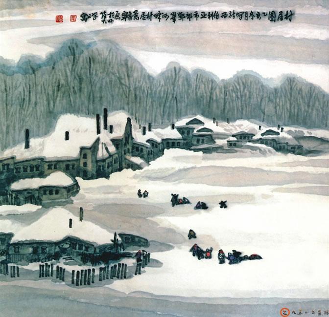 丁宁原山水画:清朗舒畅 宁静致远